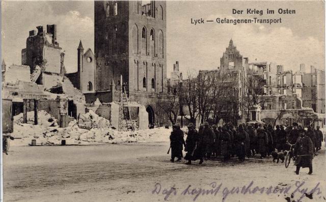 Lyck - Gefangenen-Transport 1916