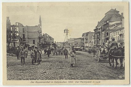 Lyck - Marktplatz 1914