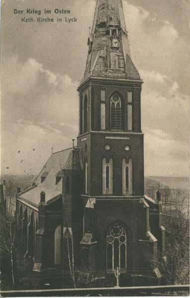 Lyck - Kath. Kirche in Lyck 1916